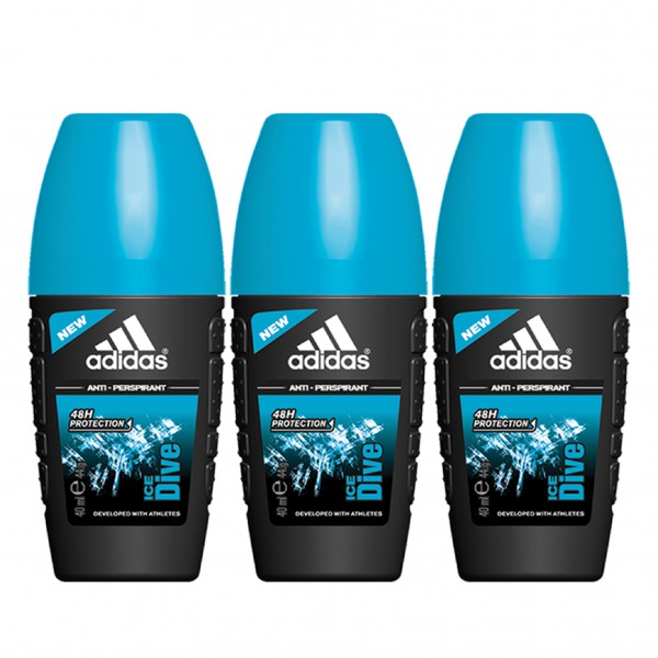 ADIDAS Ice Dive Roll On For Men 40ml Era Official Store ADIDAS Ice Dive Roll On For Men 40ml Era Official Store