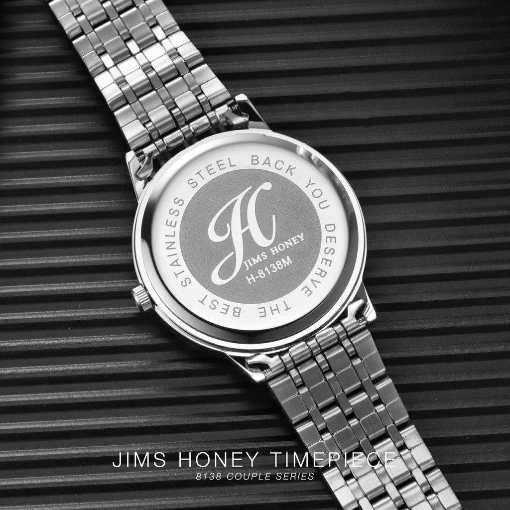 jam tangan couple JIMS HONEY 8138 pasangan pria wanita analog