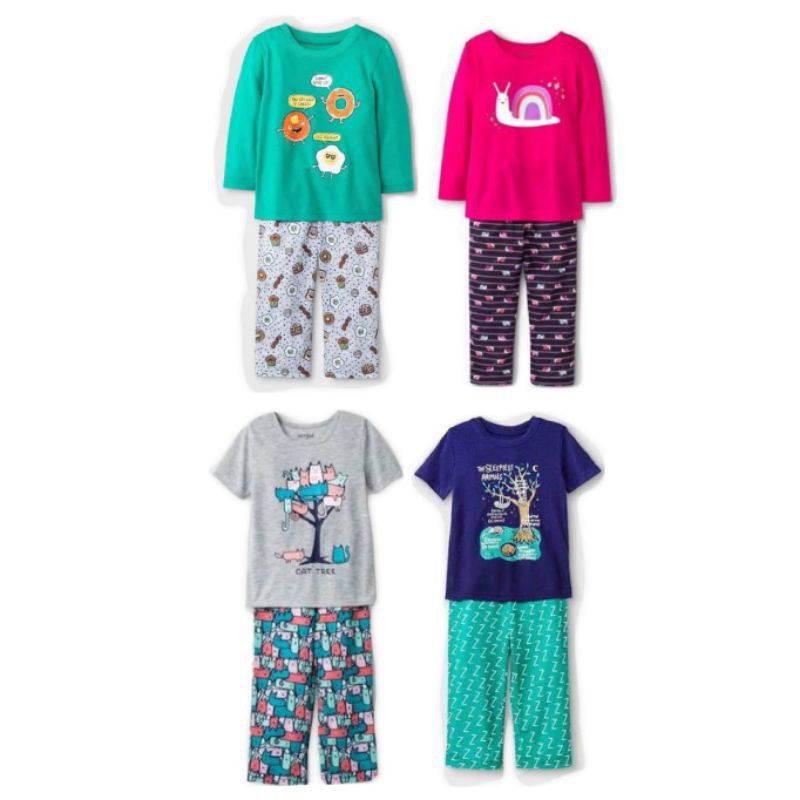 Cat&Jack 2pcs Pajamas Set Part 1 abu,12m