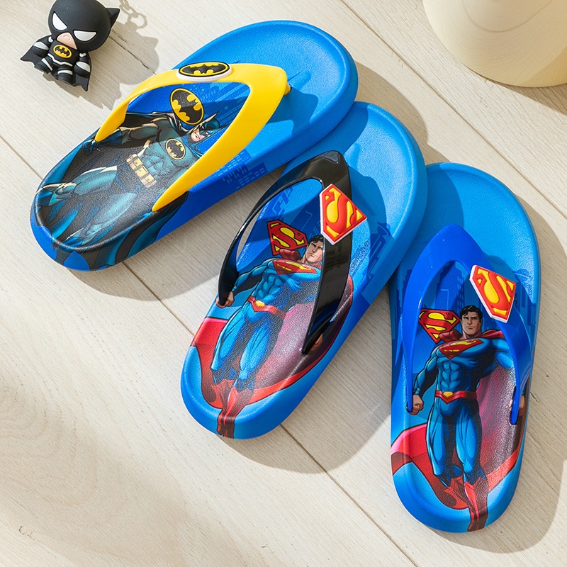 Sandal anak laki laki motif superhero superman batman Superman