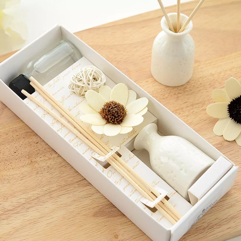 LAVEFIRE Parfum Ruangan Aroma Diffuser Reed Rattan Sticks Rose